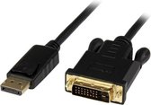 StarTech 1,8 m DisplayPort naar DVI actieve adapter kabel - DP naar DVI 1920x1200 - zwart