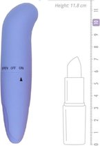 Power Escorts -  Mini G-spot vibrator - G-spot stimulatie - Gebogen top - Blauw