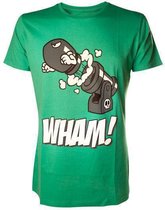 Nintendo T-shirt Groen Bomb Maat L
