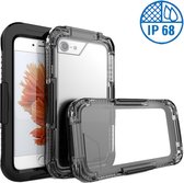 Apple iPhone 6/6s - Waterdicht Hoesje Zwart IP68 Certifering voor het Zwemmen en Skiën tot 10 meter Waterproof - Heavy Armor Beschermend Hoesje tegen Valschade