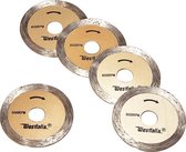Westfalia Diamond zag Blade Set 5 stuks. Voor Mini Cirkelzaagmachines