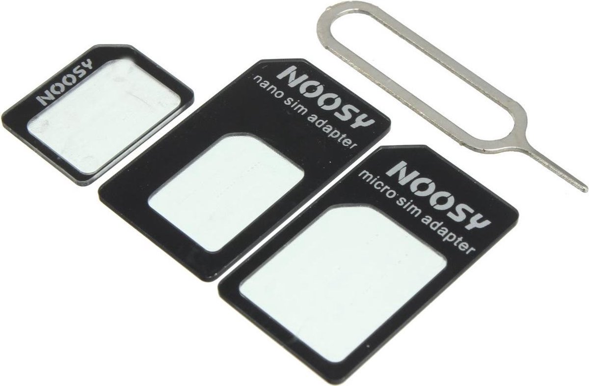 Noosy nano universele sim kaart adapter met eject pin - Noosy