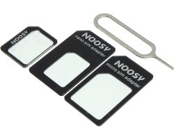 Noosy nano universele sim kaart adapter met eject pin