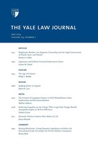 Yale Law Journal: Volume 123, Number 7 - May 2014