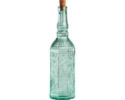 Foto: Bormioli rocco country home fiesole bottle fles 0 7l groen transparant