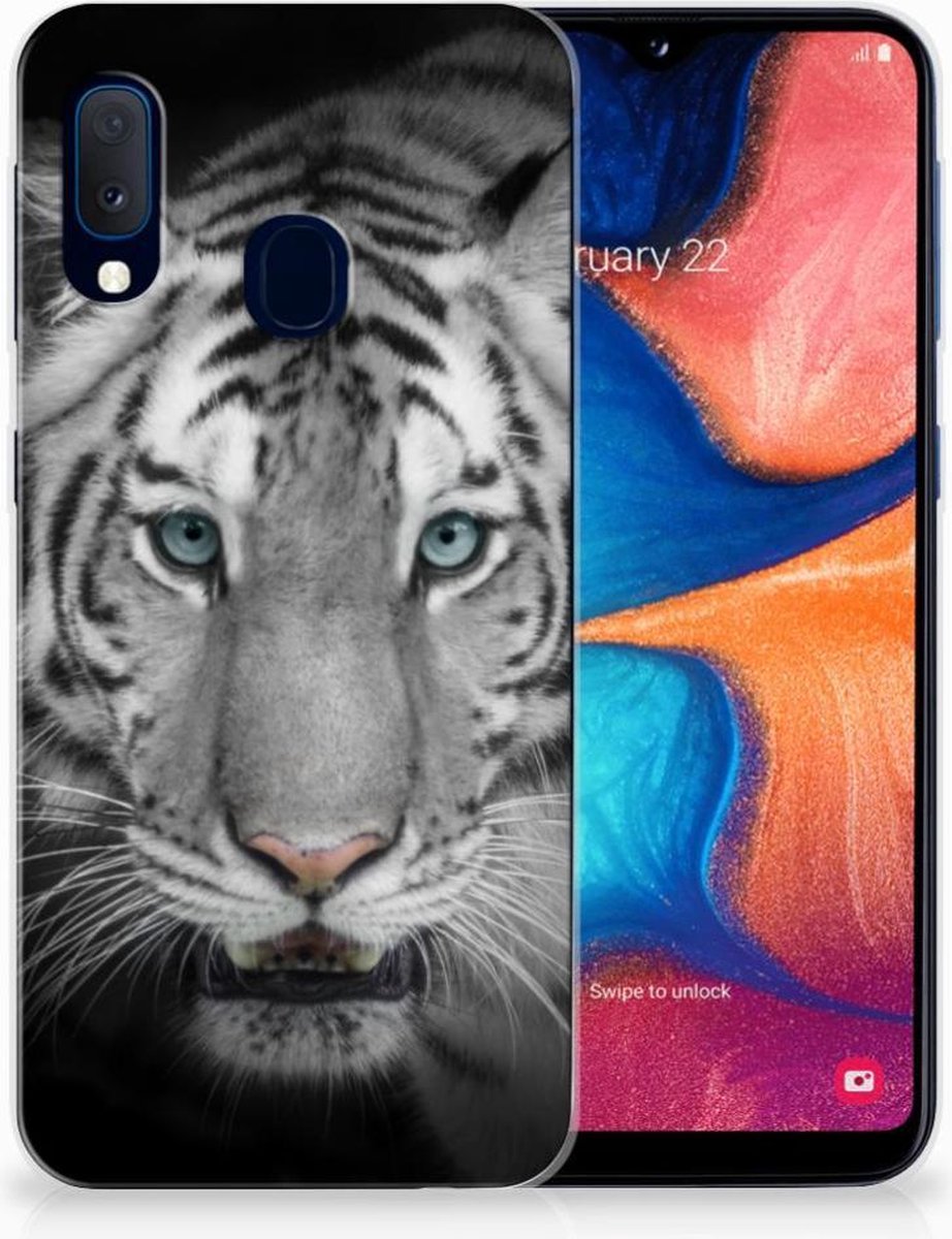 Samsung Galaxy A20e TPU Hoesje Tijger