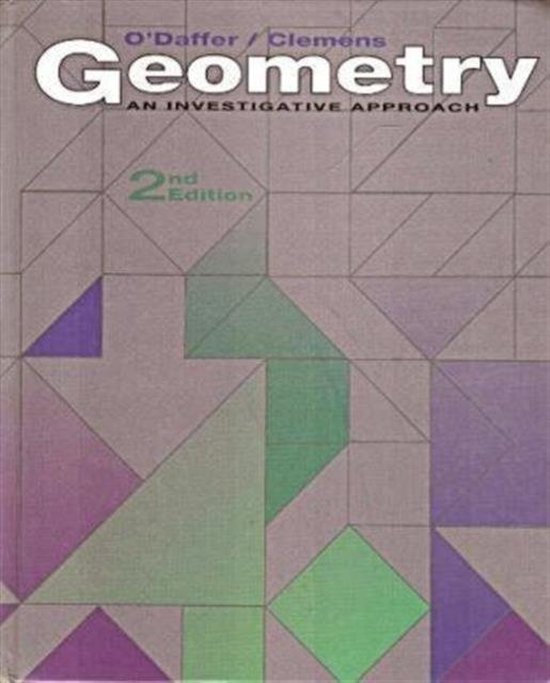 Geometryan Geometry | 9780201217957 | Phares G. O'Daffer | Boeken | bol