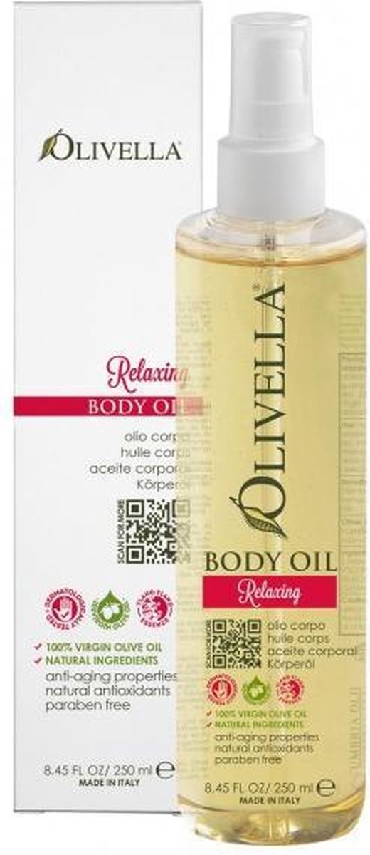 Olivella Bodyolie met veel olijfolie - Relaxing - 250ml