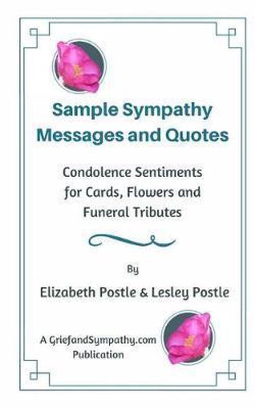 Sample Sympathy Messages and Quotes - cover