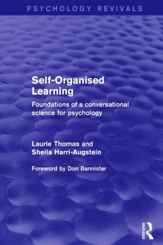 Self-Organised Learning - cover