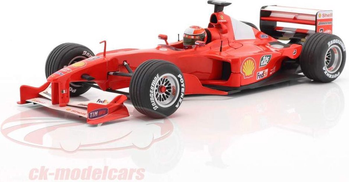 lijden Groene achtergrond Persoonlijk Hot Wheels Diecast schaalmodel 1:18 Ferrari F1 2000 Michael Schumacher |  bol.com