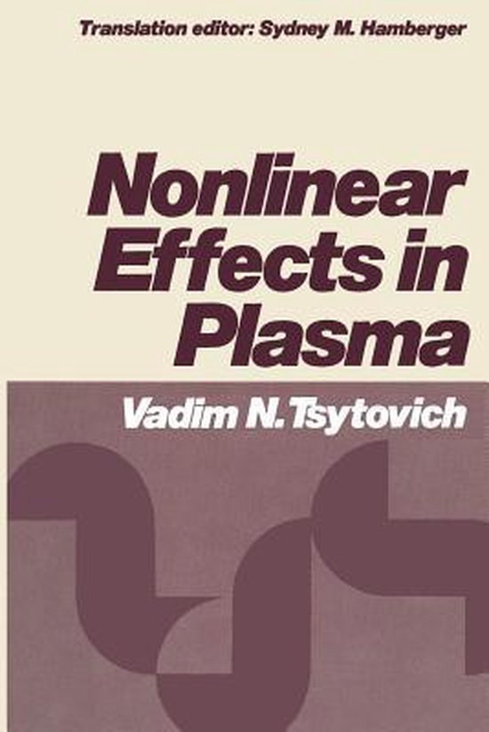 Effects in Plasma, V. Tsytovich 9781468417906 Boeken