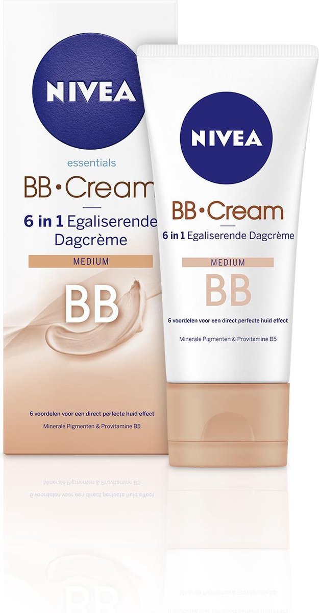 NIVEA Essentials BB Cream Medium SPF 10 - 50 ml - Dagcrème | bol.com