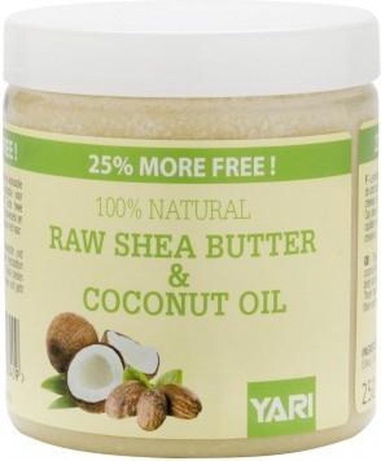 Yari 100% Pure beurre de karité Raw et huile d'argan 250 ml
