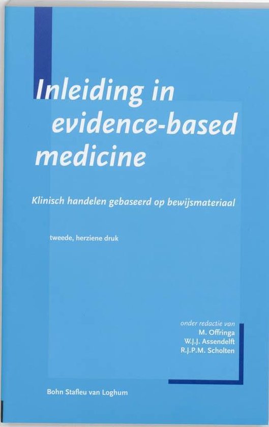 Inleiding In Evidence Based Medicine - cover