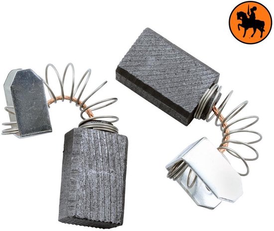 Jeu de balais de charbon pour scie AEG DBE - 6.3x10x15mm