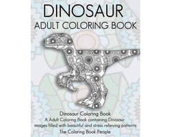 Dinosaur Adult Coloring Book