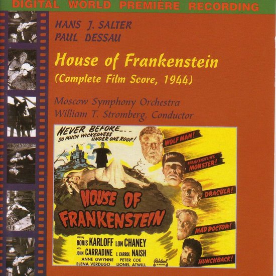 Moscow Symphony Orchestra - House Of Frankenstein (Complete Fil (CD)