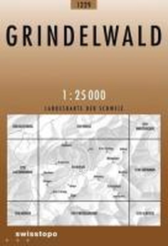 Swisstopo 1 : 25 000 Grindelwald - cover