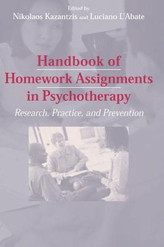 Foto: Handbook of homework assignments in psychotherapy