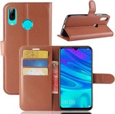 Book Case - Geschikt voor Huawei P30 Lite Hoesje - Bruin