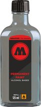 Molotow Zilver/Chrome Permanente Alcohol Verf 125 ml - Hoog dekkende glossy inkt