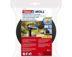 Tesa - Moll - 05443 - buisisolatie - 20mmx5m - zwart