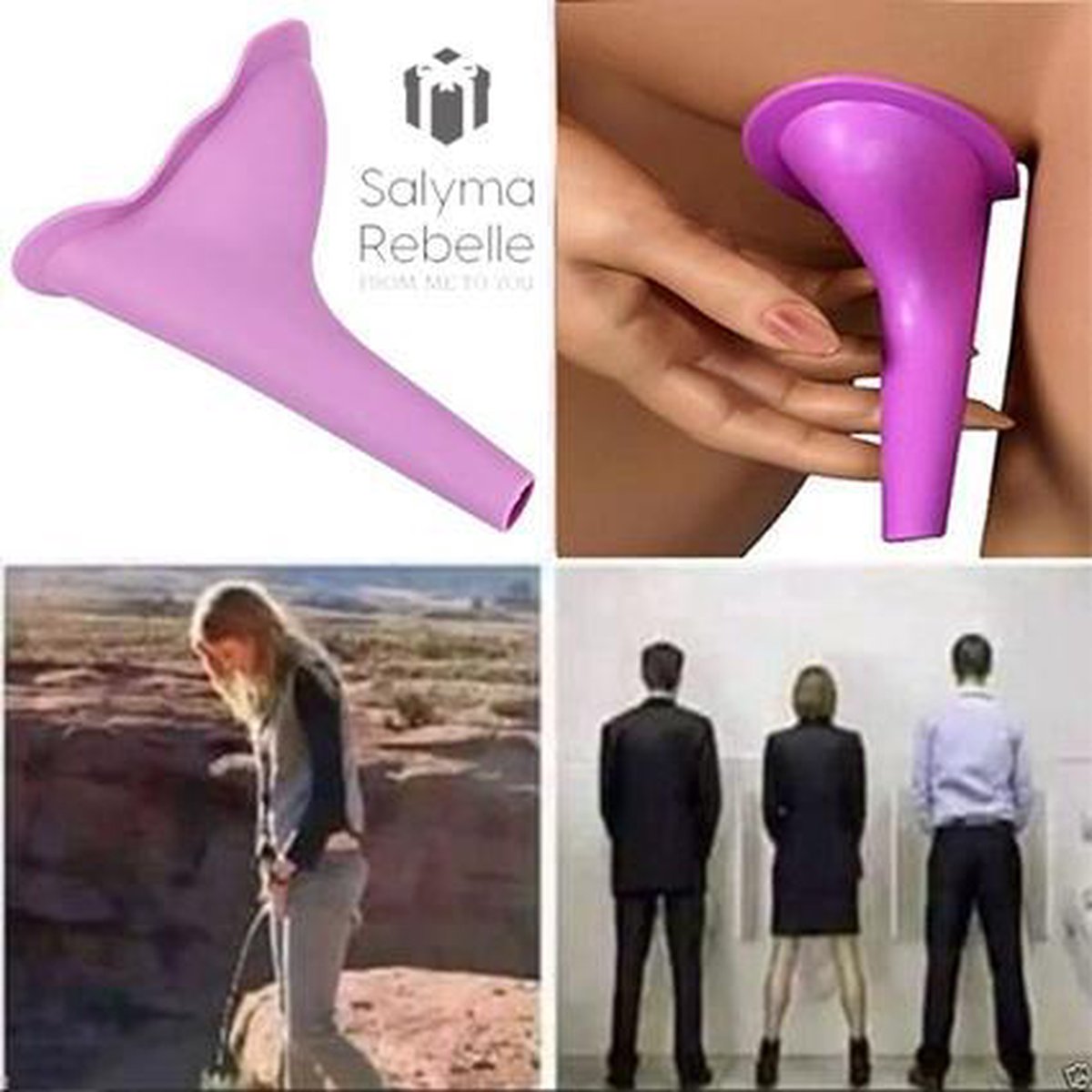 Vrouwen urinoir roze (1 stuk)| Vrouwen plassen outdoor handige tool |  Handig voor... | bol.com
