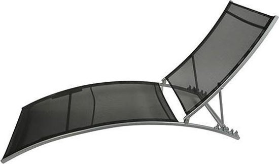 Ligstoel design zwart - per set van 2 | bol.com