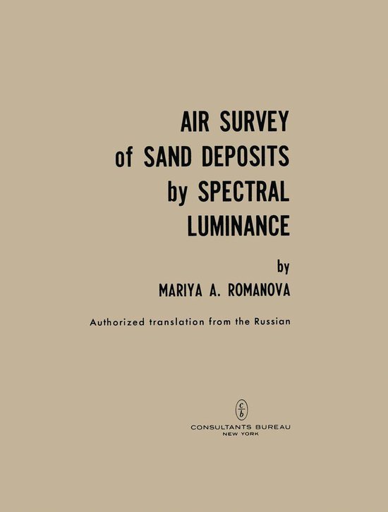 Foto: Air survey of sand deposits by spectral luminance