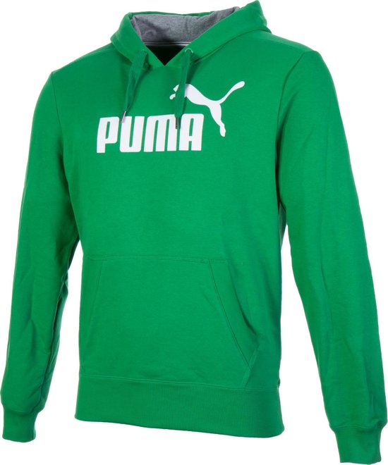 Puma Essential Sweater Heren Sporttrui - Maat S - Mannen - groen/wit |  bol.com