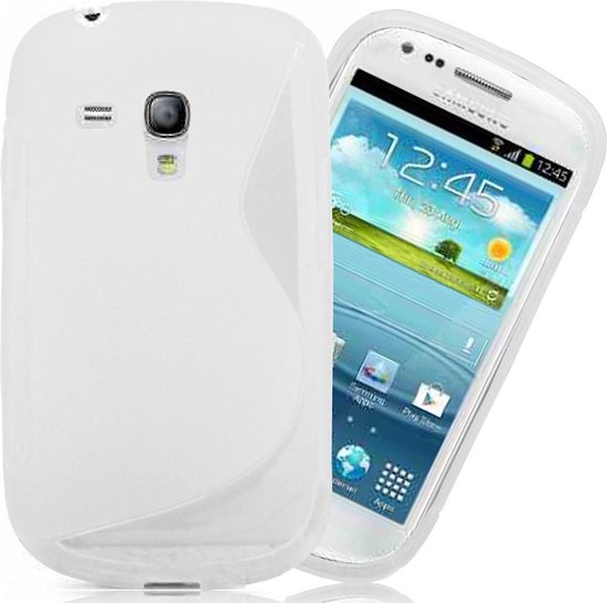 piloot Het hotel pop Samsung Galaxy S3 Mini VE i8200 Silicone Case s-style hoesje Wit | bol.com