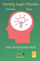 Variety Logic Puzzles - CalcuDoku, Binary 200 Hard Puzzles 9x9 Book 7
