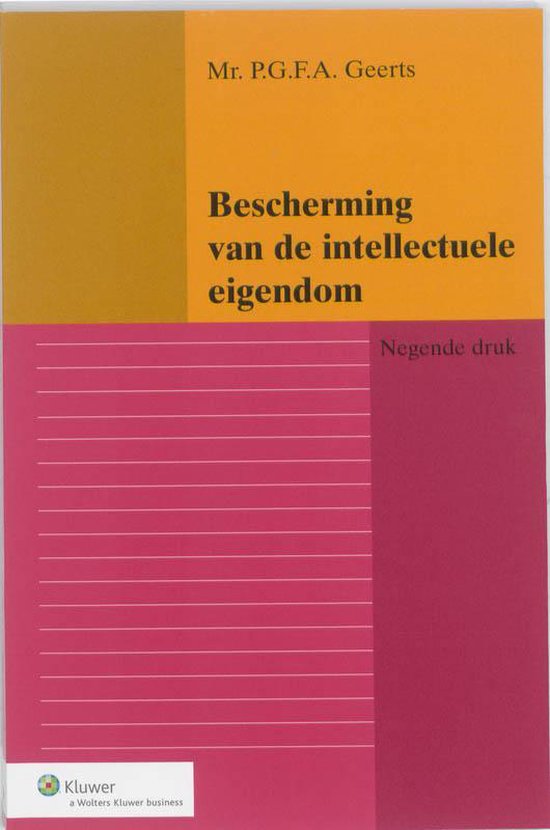 Bescherming van de intellectuele eigendom - cover