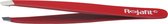 Rojafit Professionele Pincet schuin 9,5cm "Ruby Red"