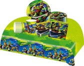 Ninja Turtles feestpakket | feestartikelen kinderfeest voor 8 kinderen