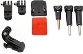 PRO SERIES Helmet Front Mount Kit met J-Hook Buckle Sticker voor GoPro / DJI OSMO & Actioncam