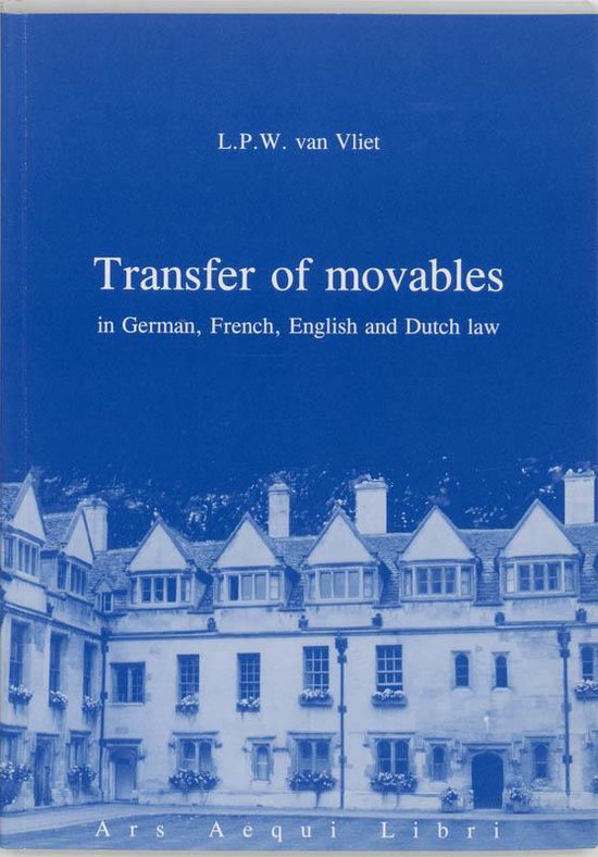 Cover van het boek 'Transfer of movables / druk 1' van L.P. van Vliet