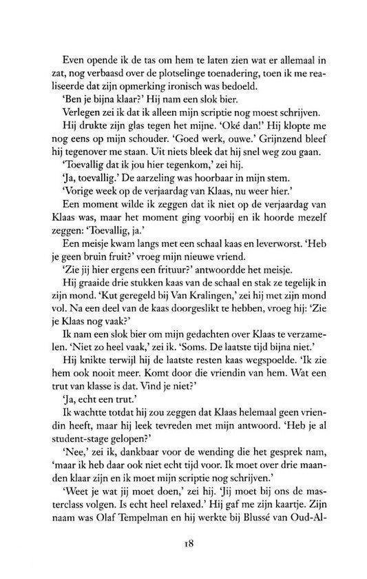 Een bladzijde uit een boek met tekst.