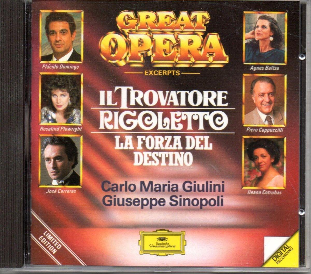 Il Trovatore / Rigoletto / La Forza Del Destino - Guilini / Sinopoli