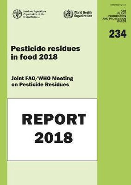 FAO plant production and protection paper Pesticide residues in food