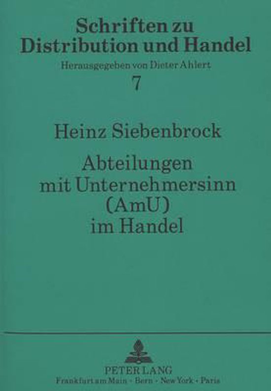 Abteilungen Mit Unternehmersinn (Amu) Im Handel - cover