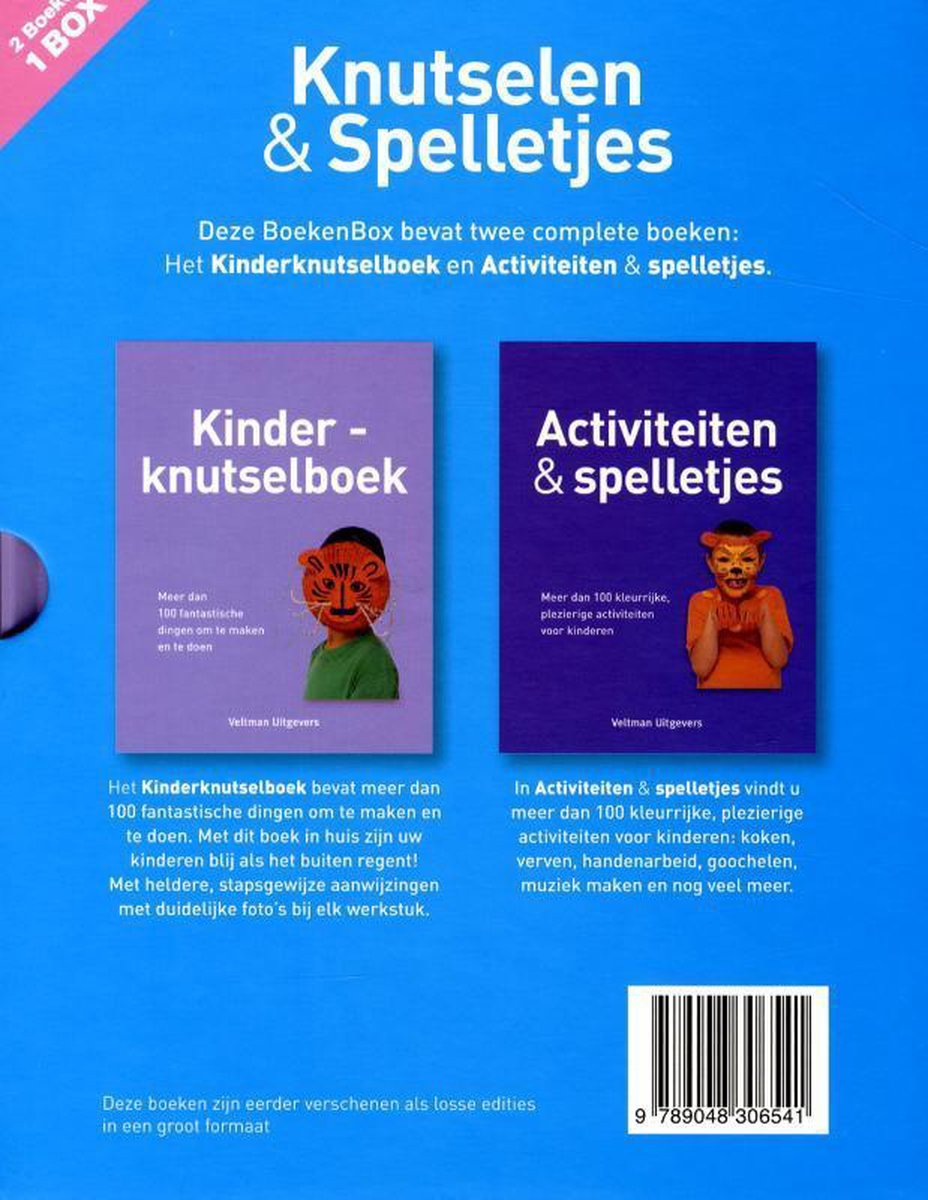 Knutselen & spelletjes, Veltman | 9789048306541 | Boeken | bol.com