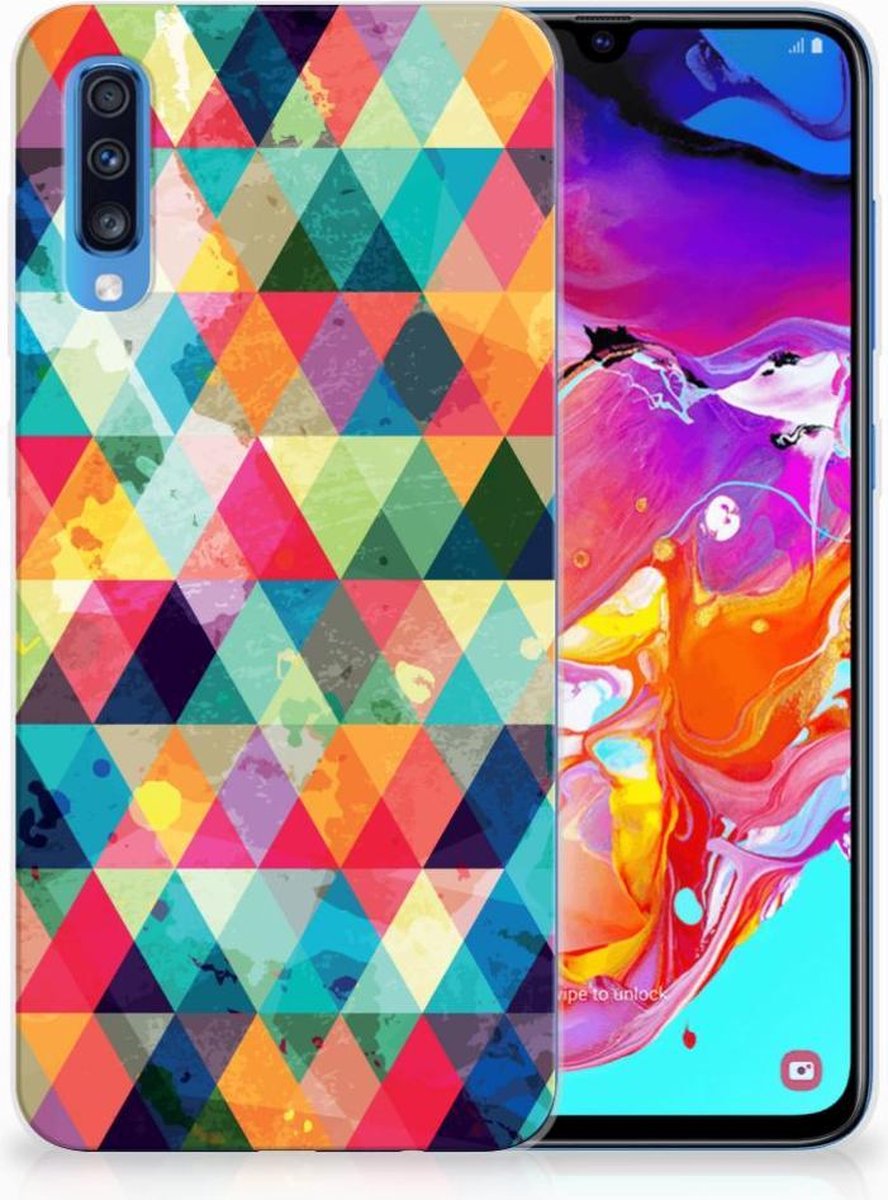 Samsung Galaxy A70 TPU bumper Geruit