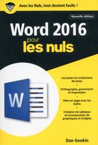 Poche pour les nuls - Word 2016 2e édition Poche Pour les Nuls