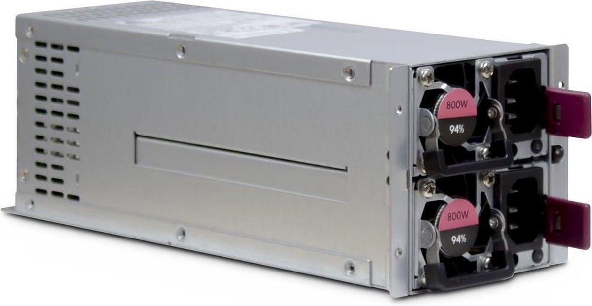 Inter-Tech ASPOWER R2A-DV0800-N power supply unit 800 W 20+4 pin ATX 2U Zilver