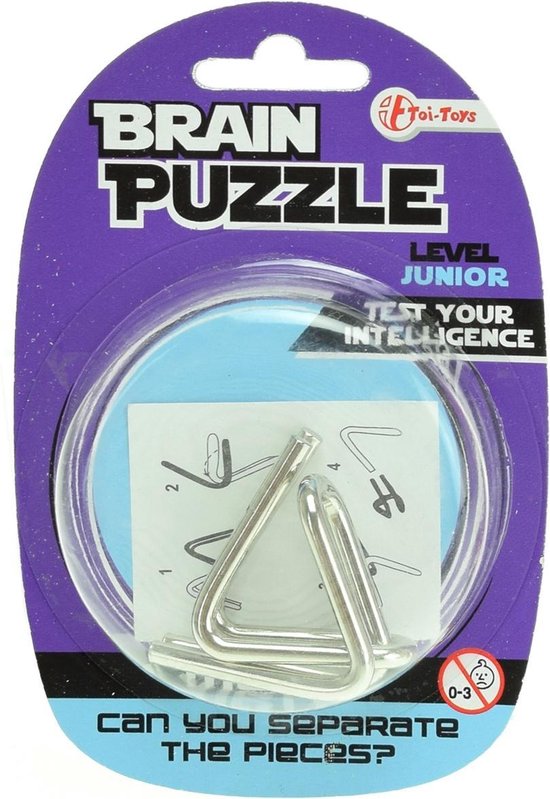 Afbeelding van het spel Toi-toys Hersenkraker Brain Puzzle Junior Zilver