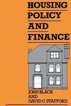 Housing Policy and Finance