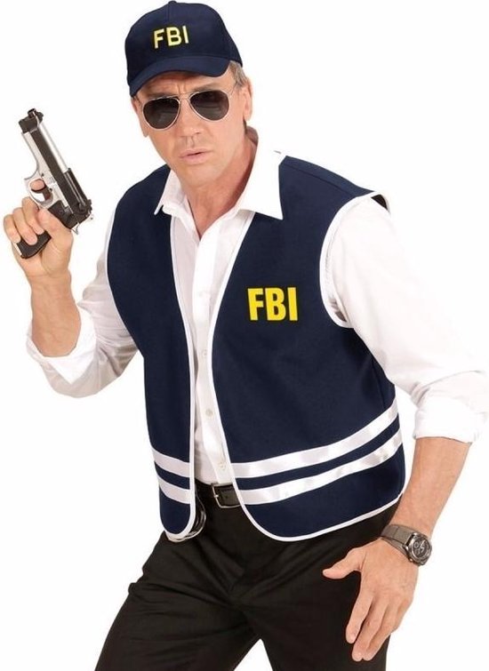 Politie FBI verkleedset voor volwassenen - Politie verkleedkleding kostuums M/L