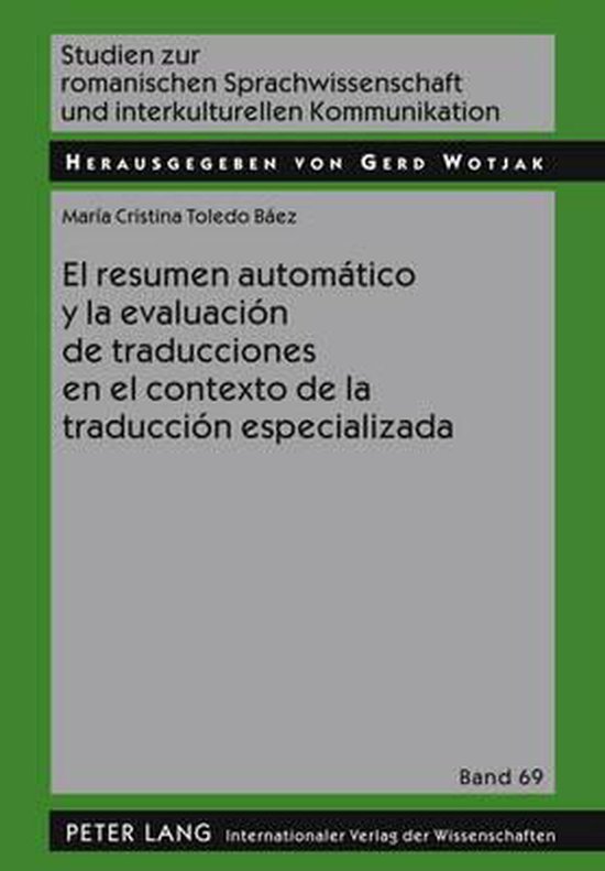 El resumen automático y la evaluacion de traducciones en el ... - cover
